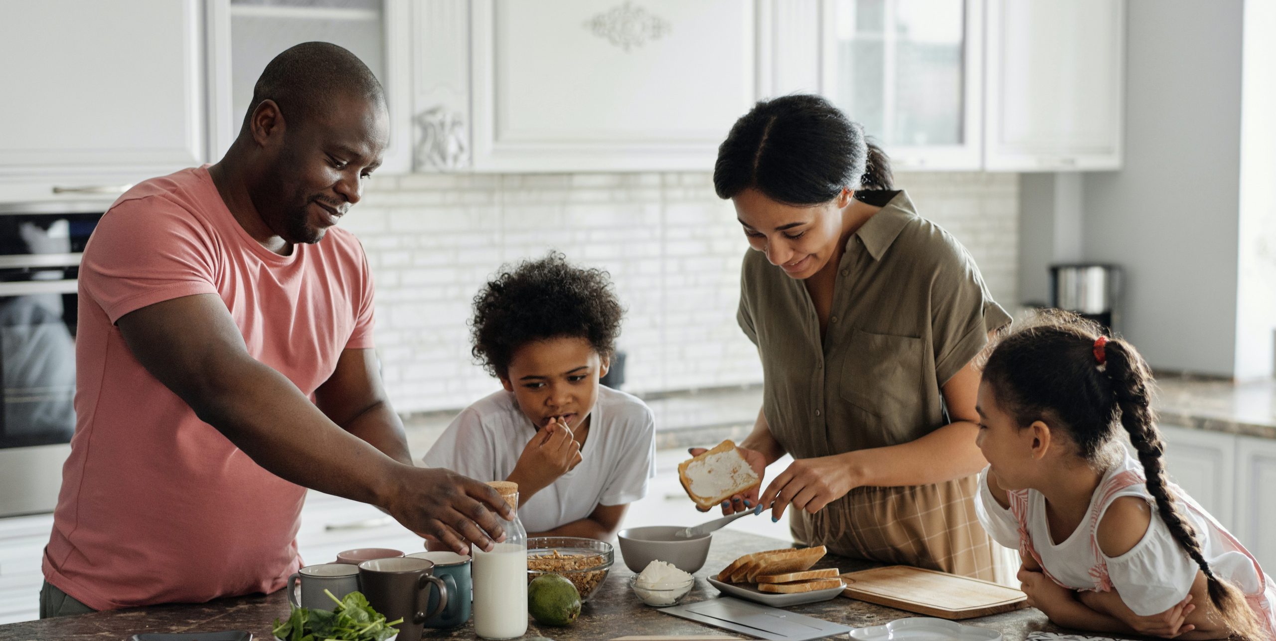 Family in Kitchen